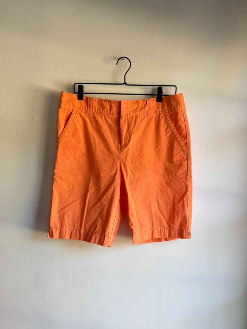 Lilly Pulitzer - Resort Fit Orange Bermuda Shorts Cotton Stretch - Size 10